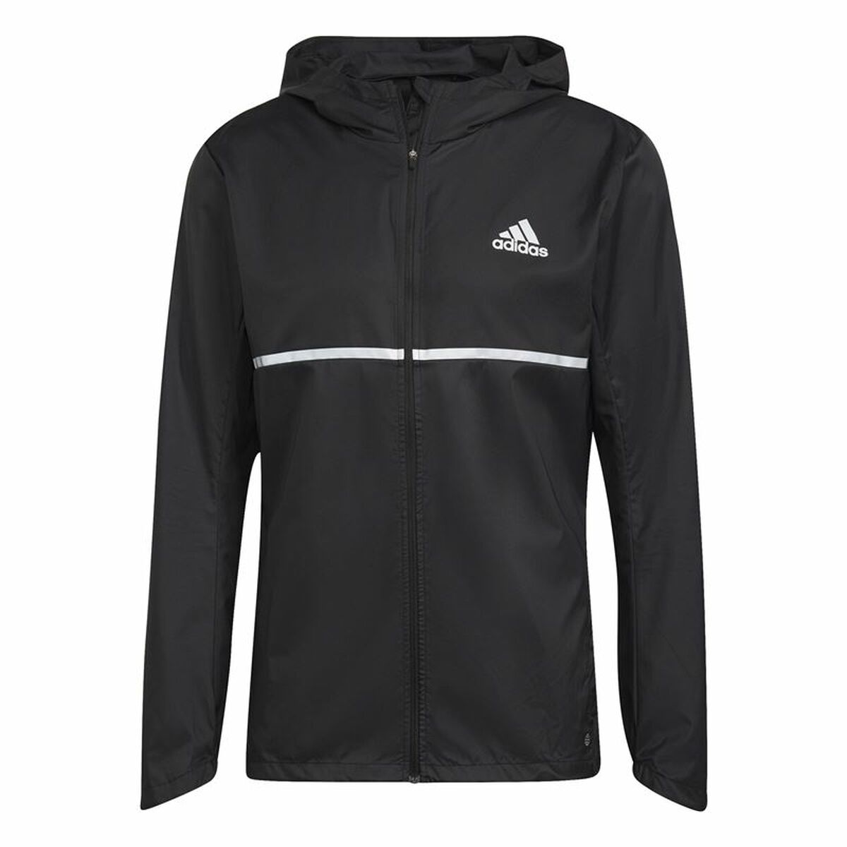 Men's Sports Jacket Adidas Own the Run Black-0