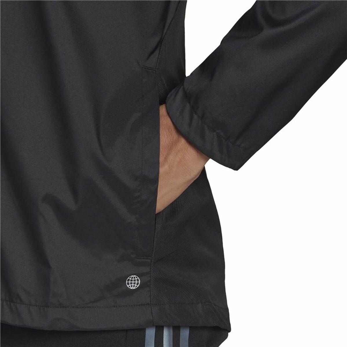 Men's Sports Jacket Adidas Own the Run Black-4