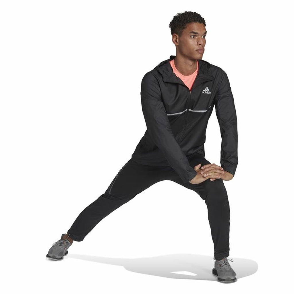 Men's Sports Jacket Adidas Own the Run Black-3
