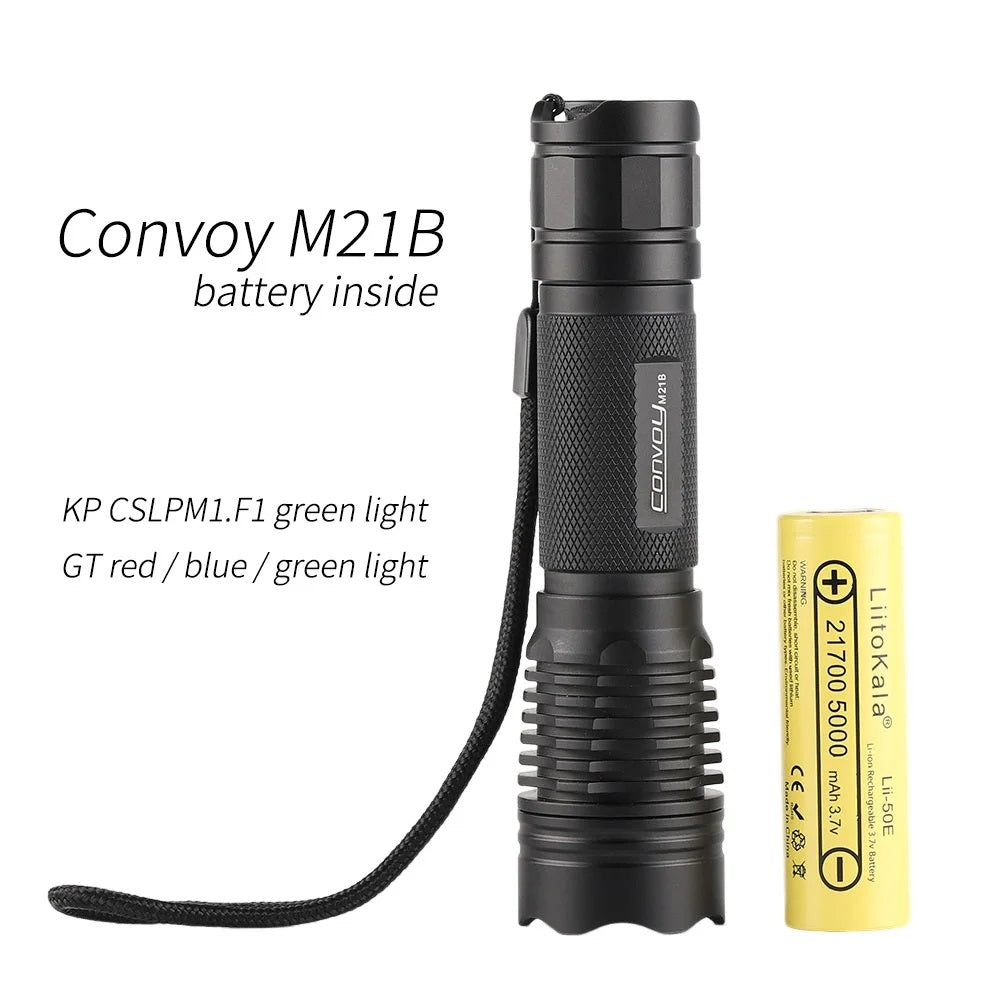 Convoy M21B Multicolor Option 21700 Flashlight-0