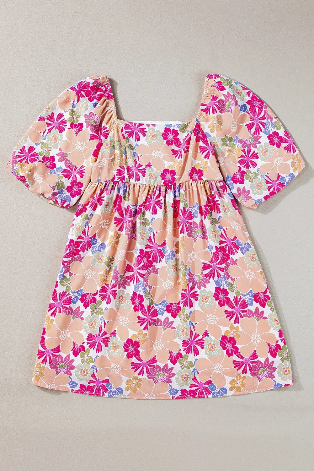 Summer Floral Babydoll Dress-1