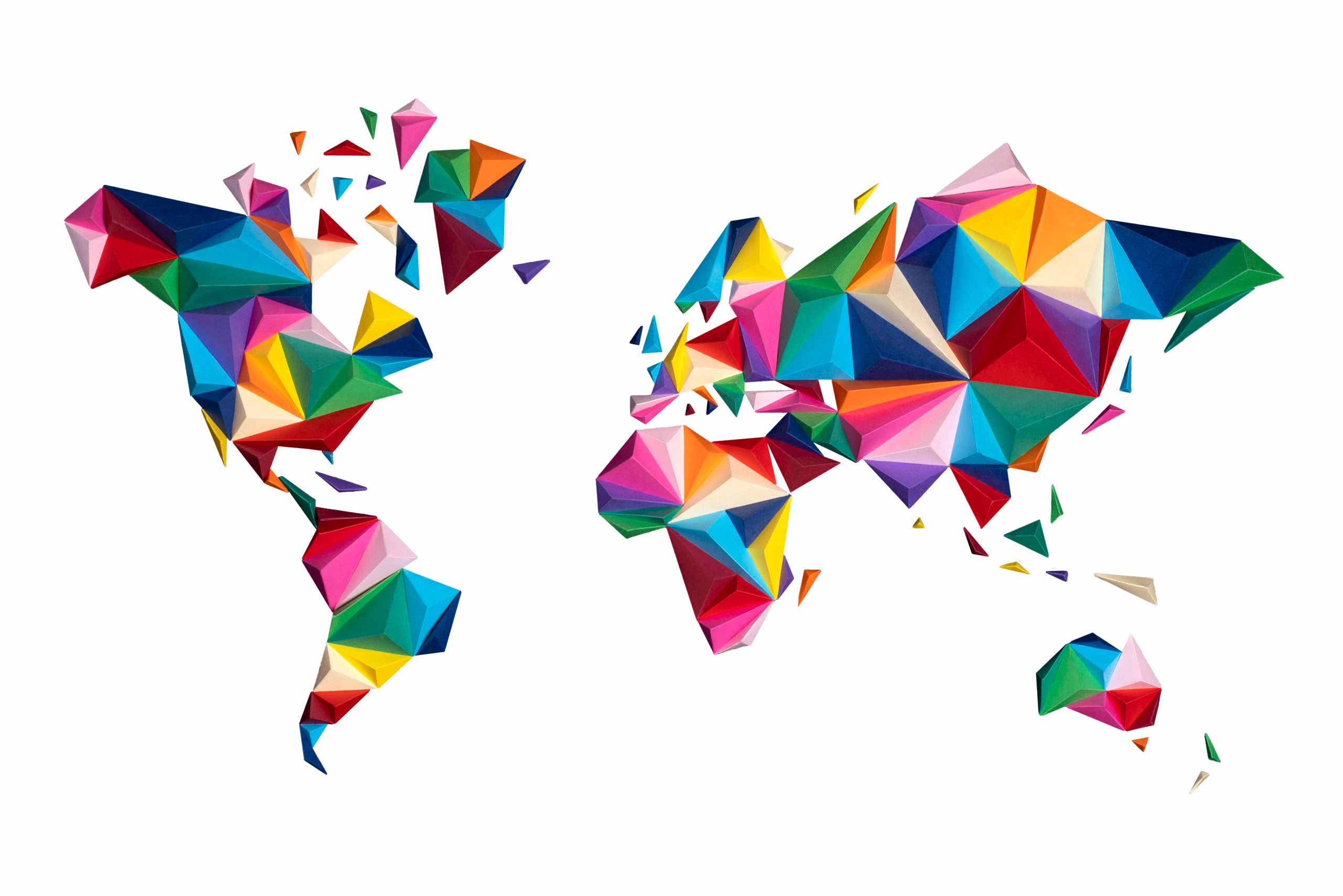 Carte du Monde - Multicolore-0