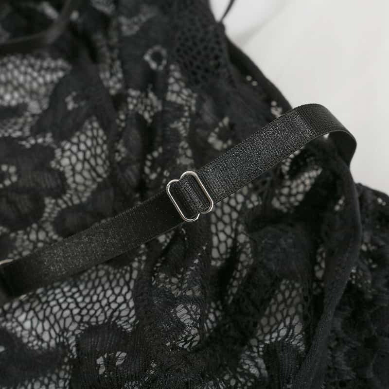 Multicolor Lace Floral Sheer Sexy Teddies-10