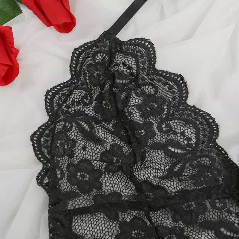 Multicolor Lace Floral Sheer Sexy Teddies-9