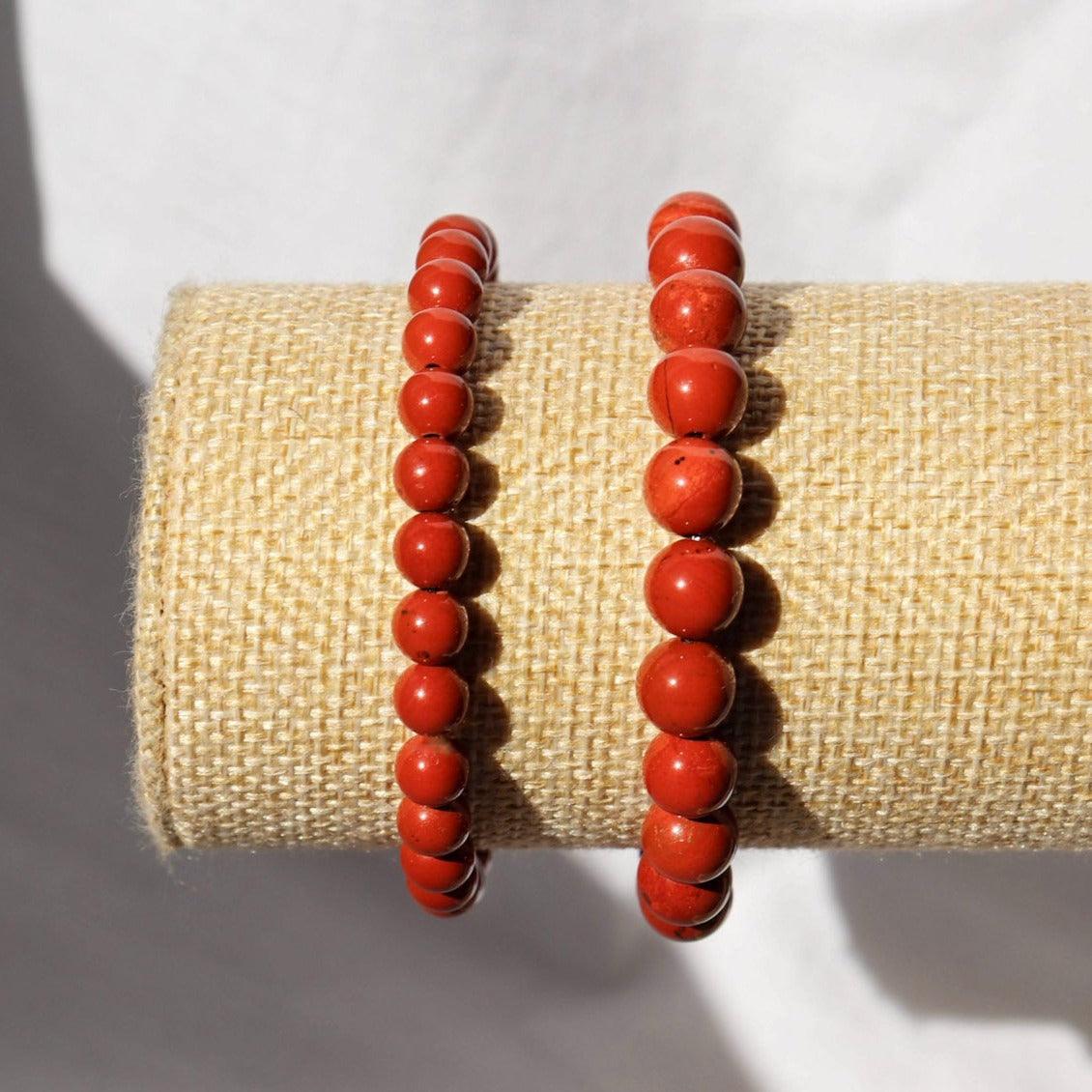 Red Jasper Bracelet ✦ Energy, Courage and Motivation-1