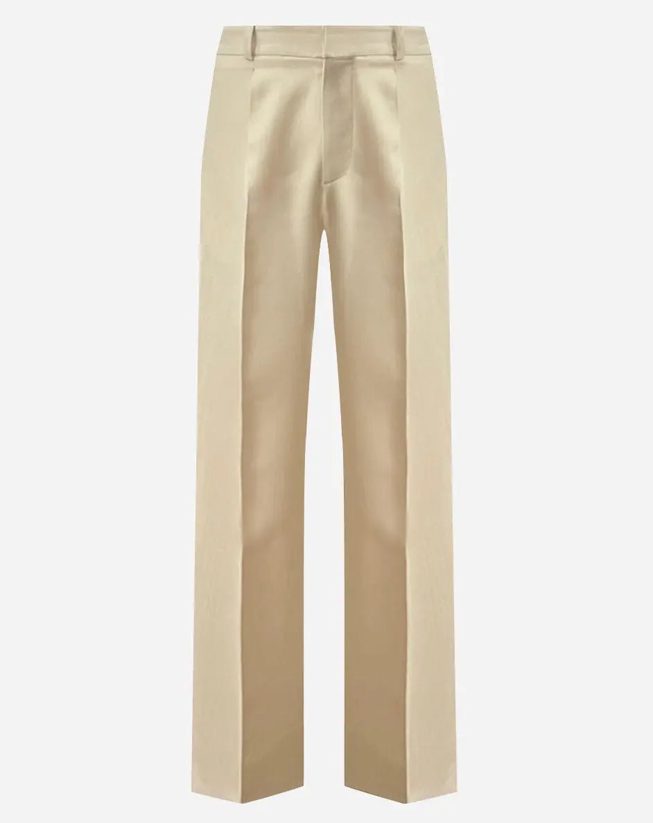 French-Made Thick Cold Wool Pleated High-Waisted Pants-4