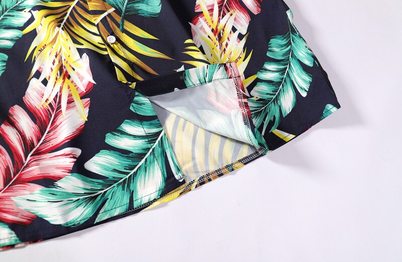 Summer Mens Colorful Hawaiian Shirt Hip Hop Streetwear Full Print Shirts Harajuku Loose Casual Camisa Masculina Shirt-2