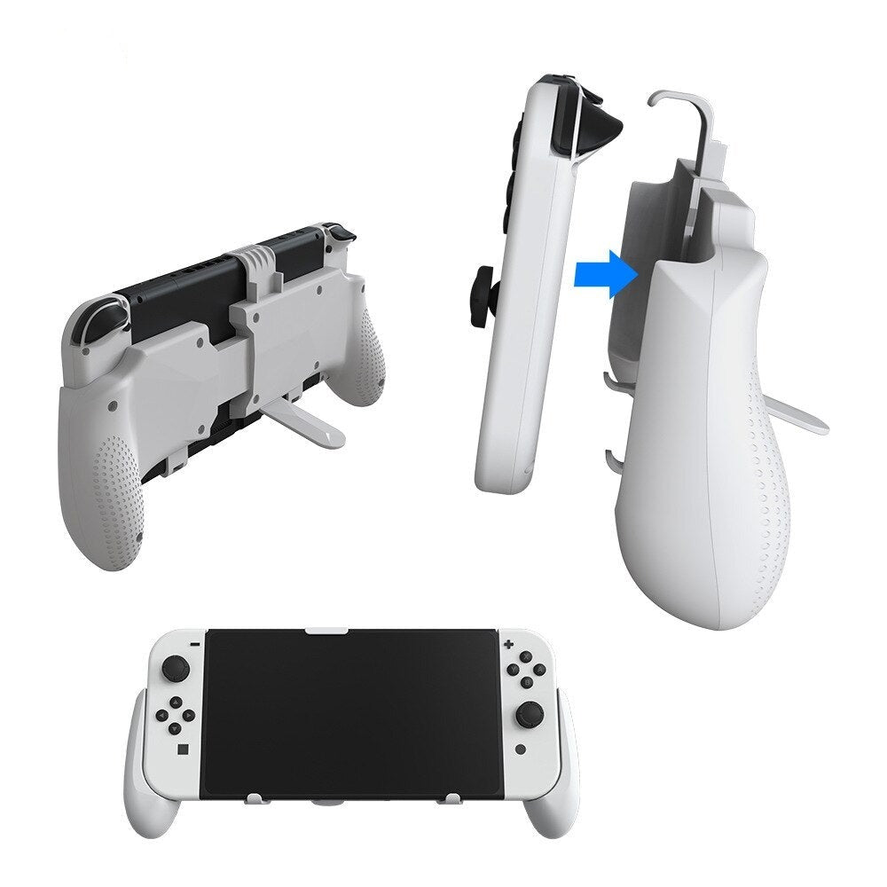 3in1 Grip Handle for Nintend Switch OLED/Switch Lite Console Stretch Game Holder Protective Shell Handle Case Accessories-2