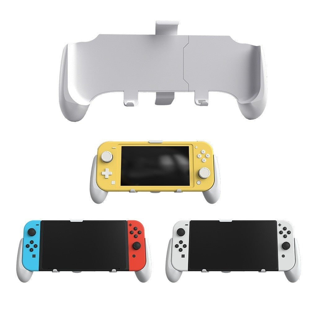 3in1 Grip Handle for Nintend Switch OLED/Switch Lite Console Stretch Game Holder Protective Shell Handle Case Accessories-3