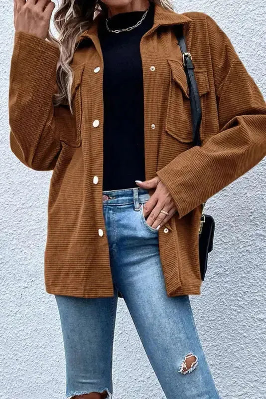 StreetSmart Texture Shacket-2
