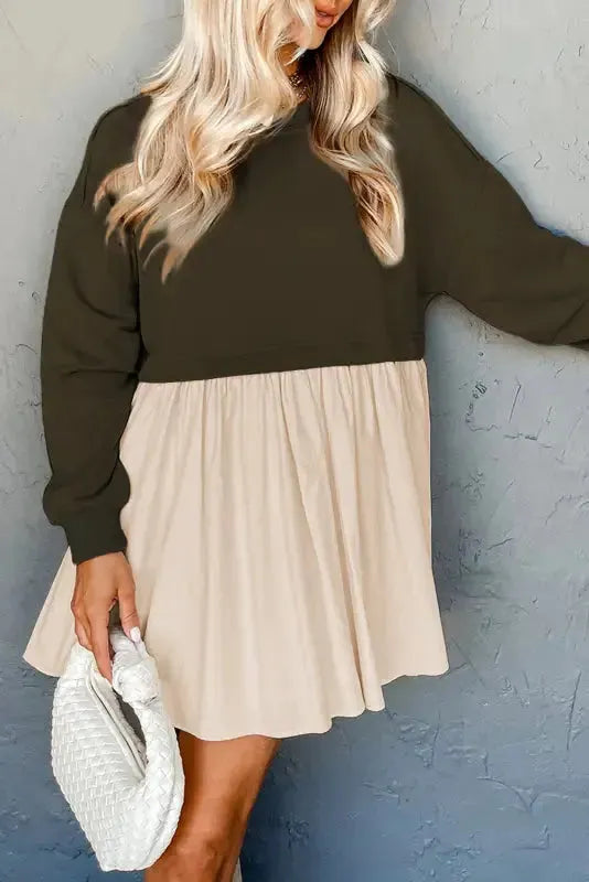 Urban Poplin Mini Dress-0