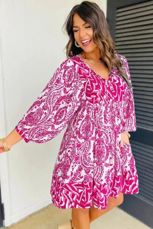 Viva La Boho Mini Dress-2