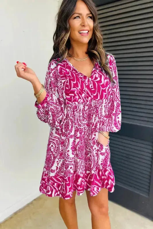 Viva La Boho Mini Dress-1