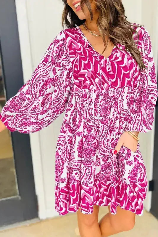 Viva La Boho Mini Dress-0